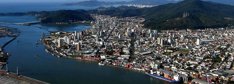 Foto da costa de Itajaí, representando abertura de empresa