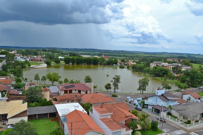 Foto da lagoa Armênia em Taquari