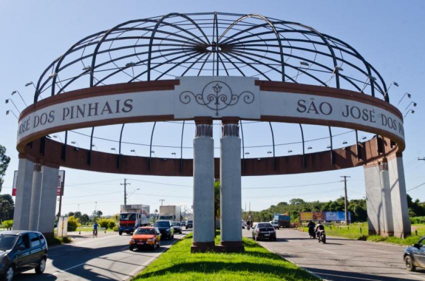 Foto do portal da cidade, representando abrir empresa em São José dos Pinhais
