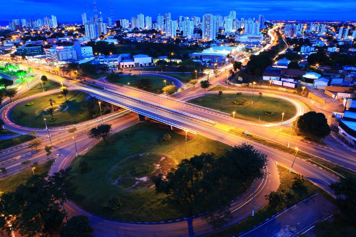 Foto aérea da cidade de Cuiabá, representando escritório de contabilidade em Cuiabá - Abertura Simples