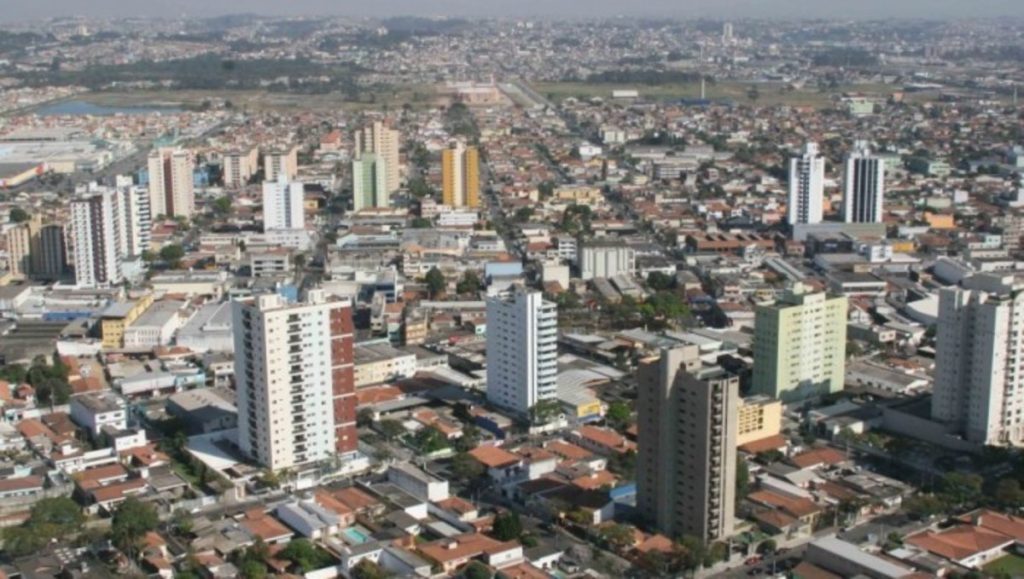 Foto aérea de Suzano, representando abrir empresa em Suzano - Abertura Simples