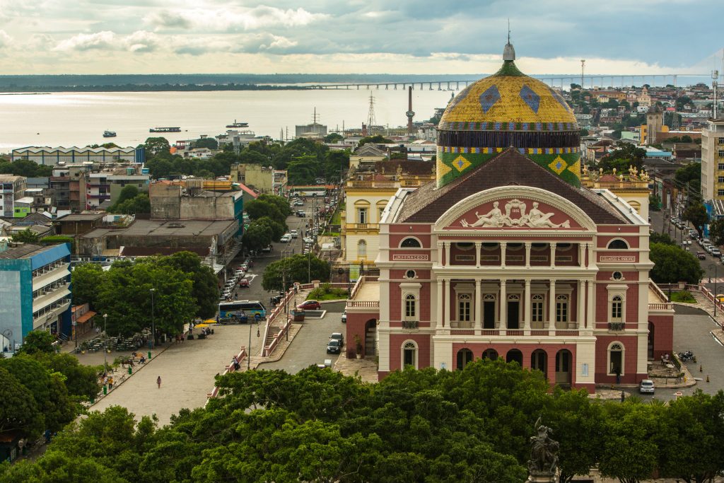 Foto aérea de Manaus, representando escritório de contabilidade em Manaus - Abertura Simples