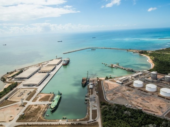 Foto aérea de Aracruz, representando abrir empresa em Aracruz - Abertura Simples