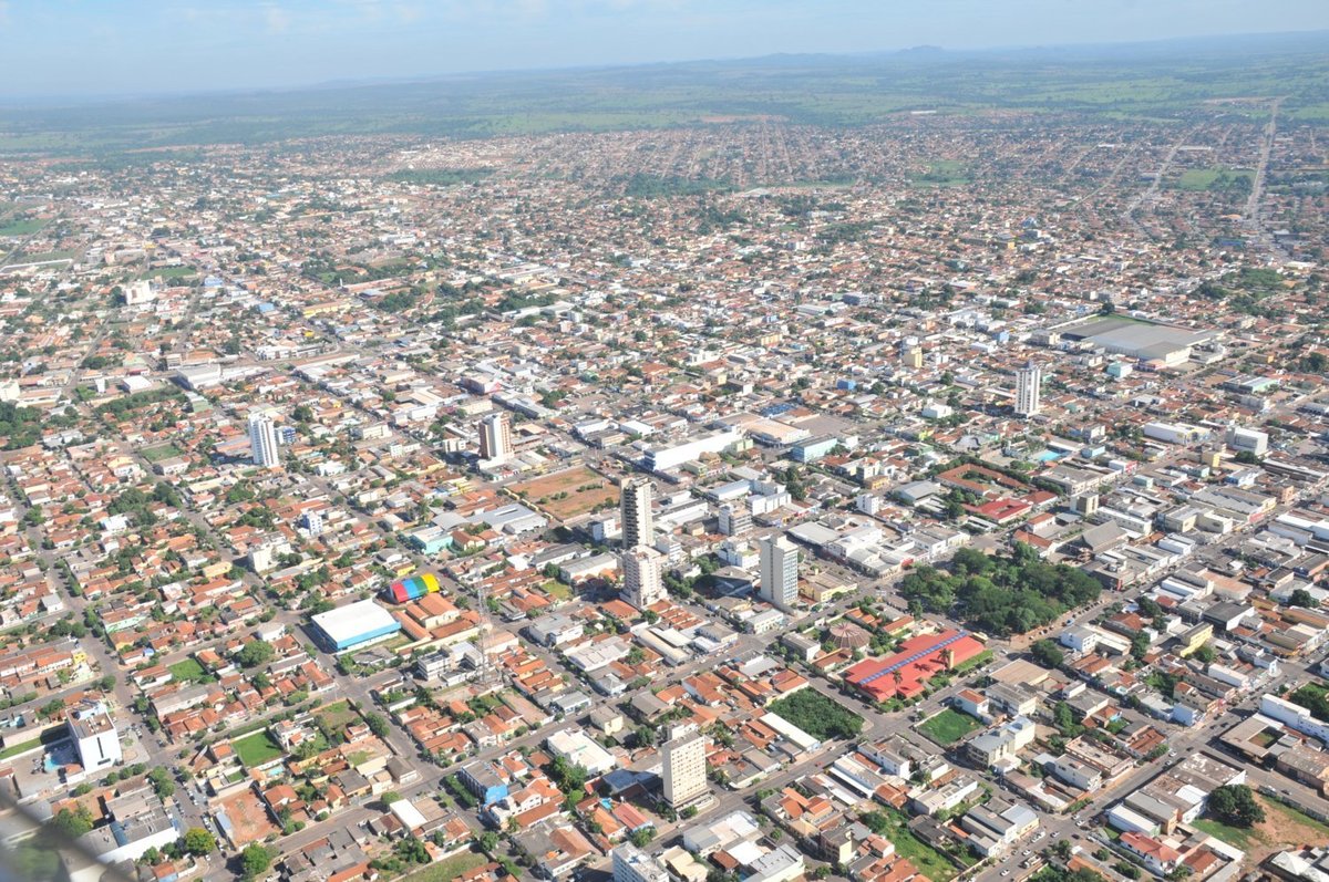 Foto aérea de Rondonópolis, representando abrir empresa em Rondonópolis - Abertura Simples