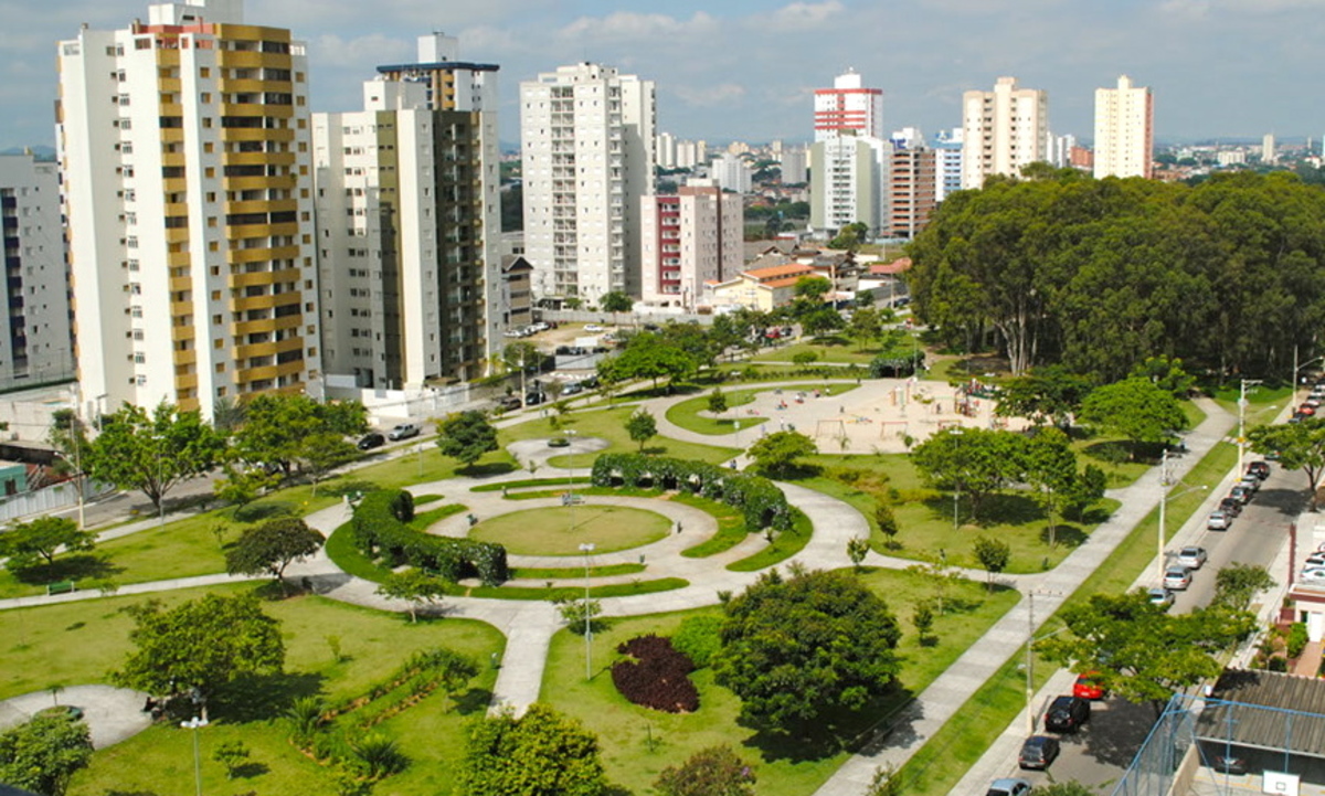 Foto aérea da cidade de São José dos Campos, representando abir empresa em São José dos Campos - Abertura Simples