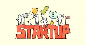 Ilustração representando as Startups