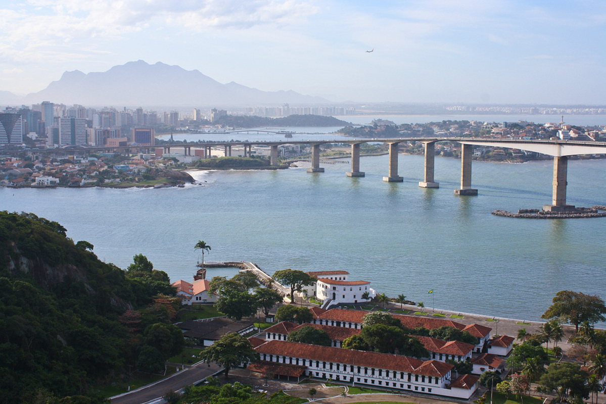 Foto aérea de Vitória, representando escritório de contabilidade em Vitória - Abertura Simples