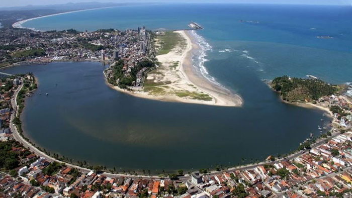 Foto aérea de Ilhéus, representando abrir empresa em Ilhéus - Abertura Simples