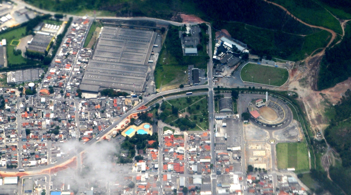 Foto aérea de Cajamar, representando escritório de contabilidade em Cajamar - Abertura Simples