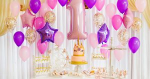 Decoração de festa de aniversário, representando abrir uma empresa de decoração de festas - Abertura Simples