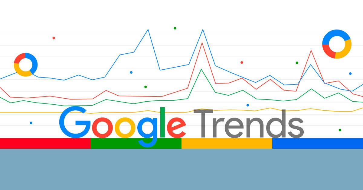 Ilustração representando o Google Trends
