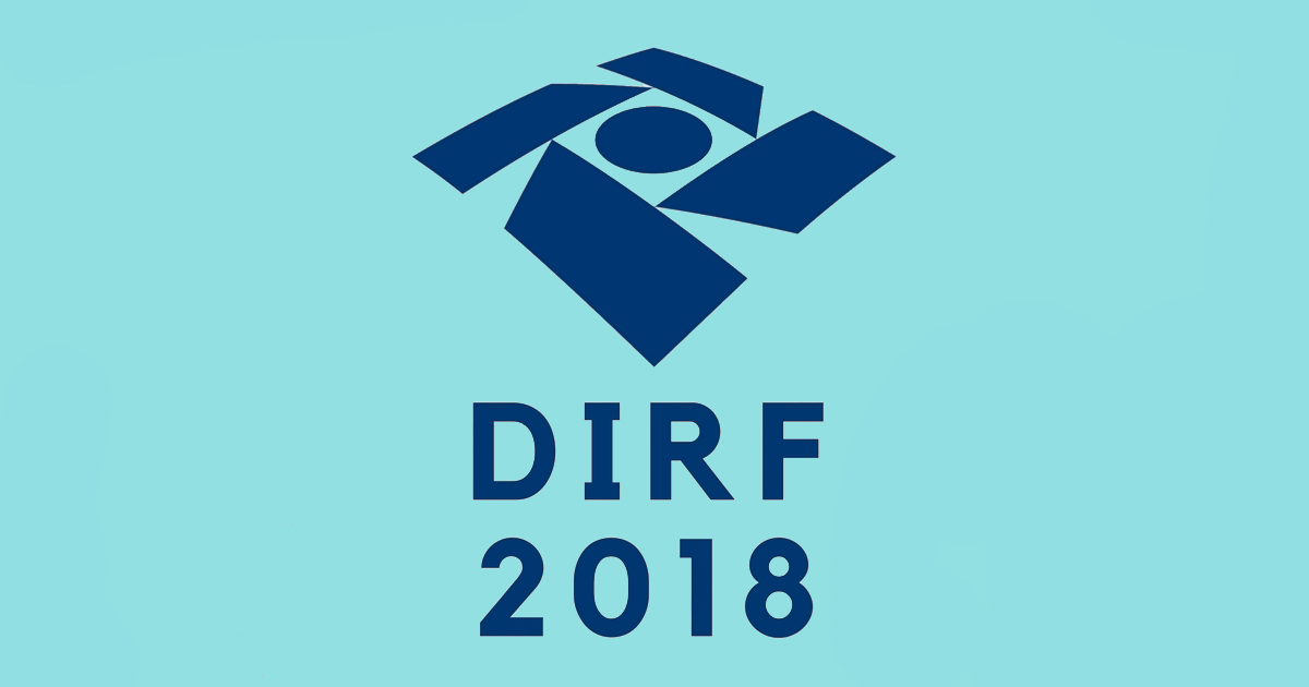 Ilustração do logo da Receita Federal do DIRF 2018 - Abertura Simples