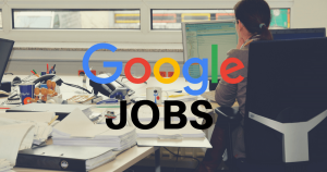 Foto de uma mulher trabalhando, representando o Google Jobs