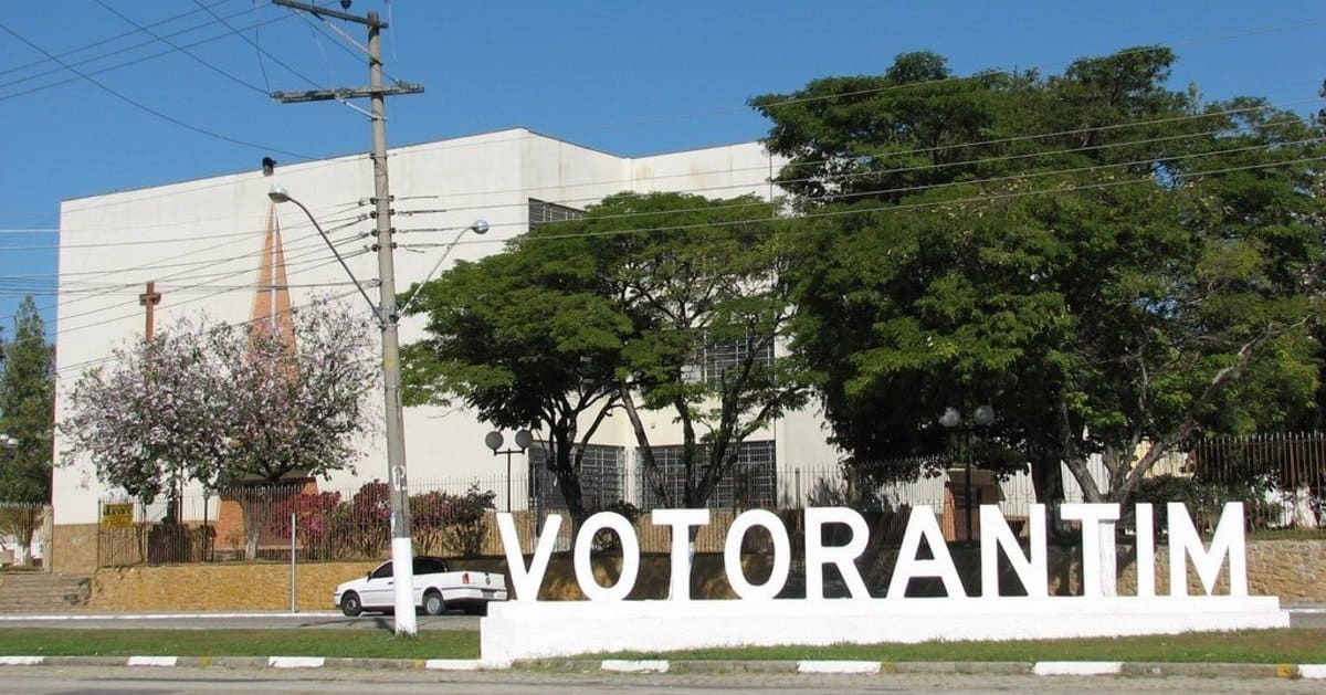 Foto do nome da cidade, representando como abrir empresa em Votorantim