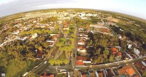 foto aérea da cidade, representando a contabilidade em Alagoinhas