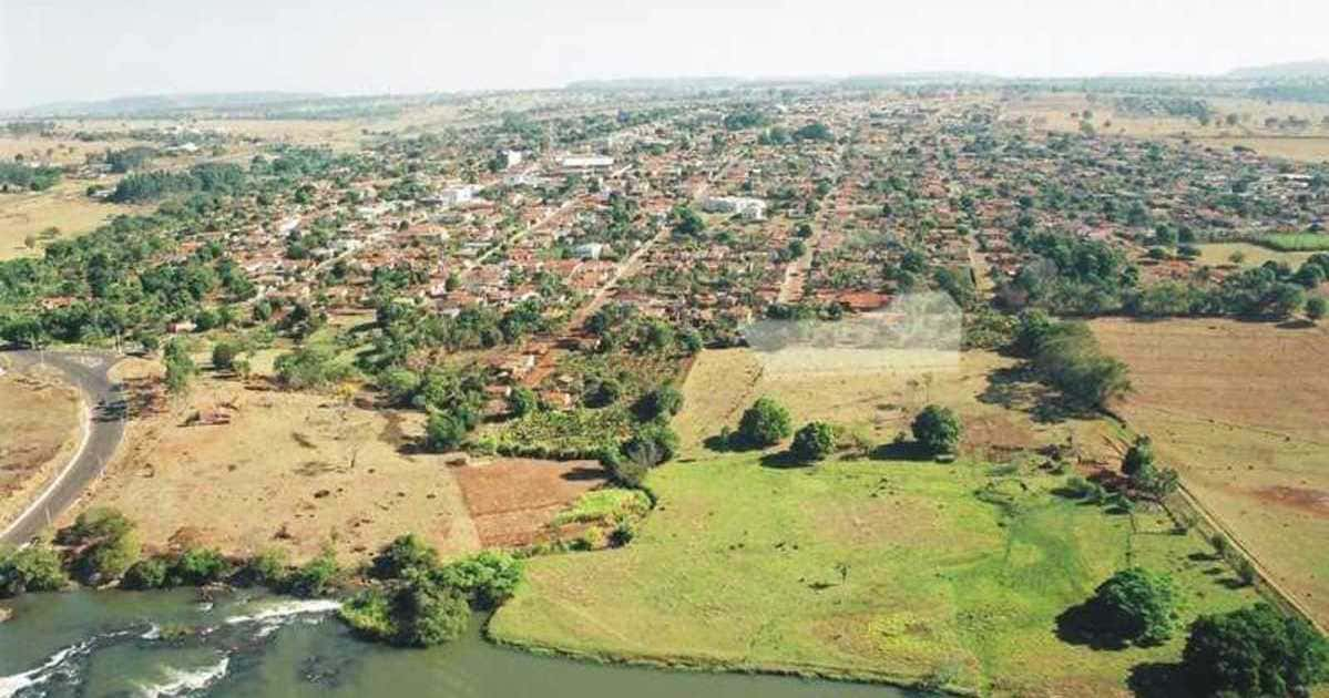 foto aérea da cidade, representando contabilidade em caçu