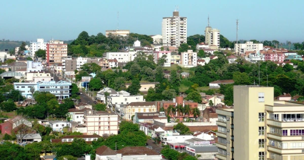 Foto da cidade, representando escritório de contabilidade em Ijuí